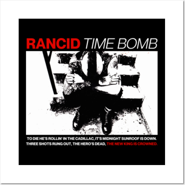 RANCID Time Bomb Album Artwork Rancid Posters and Art Prints TeePublic